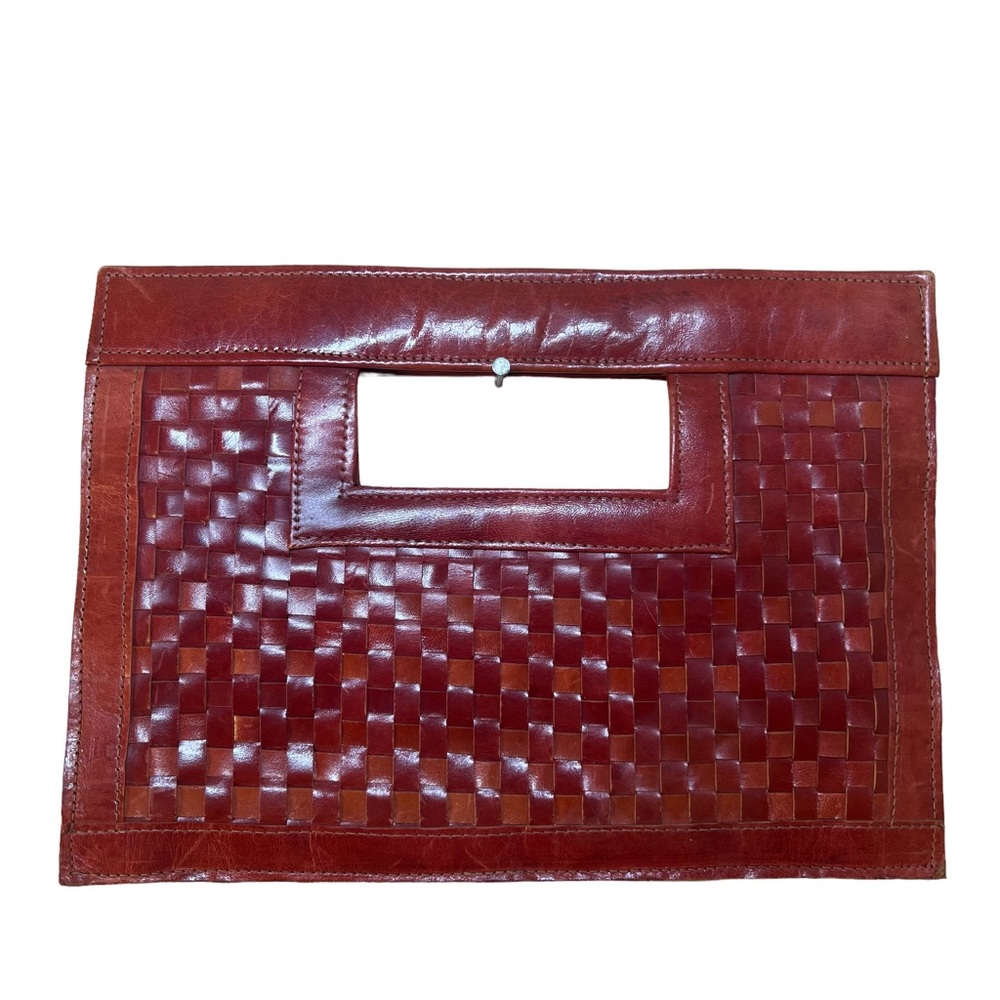 Vintage Leather Clutch
